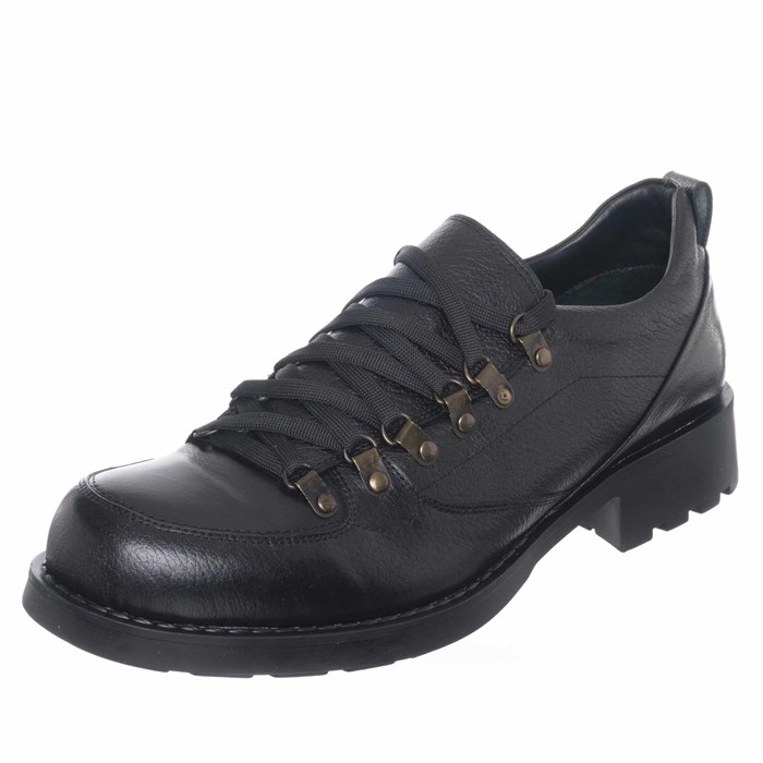 Costo shoes4 Mevsim ModellerF211 Siyah Deri 4 mevsim Büyük Numara Ayakkabı