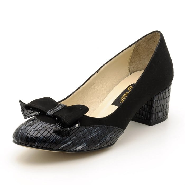 801-51012 Siyah Lezar Büyük Numara Bayan Ayakkabısı