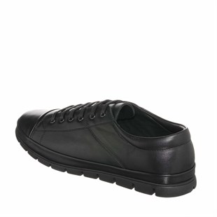 Costo shoes4 Mevsim ModellerEU1840 Siyah Deri 4 Mevsim Büyük Numara Üst Kalite Erkek Ayakkabısı