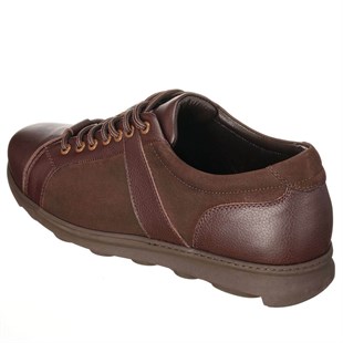 Costo shoes49-50 NumaralarB6166 Kahve Özel Seri 4 Mevsim Kauçuk Rahat Taban Büyük Numara Erkek Ayakkabı 
