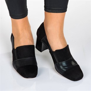 Costo shoesAbiye ve Topuklu Modellerimiz15118 Siyah Büyük Numara Ayakkabı