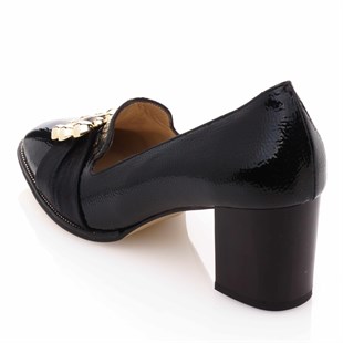 Costo shoesAbiye ve Topuklu Modellerimiz17349 Siyah Büyük Numara Kadın Ayakkabı