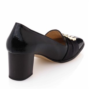 Costo shoesAbiye ve Topuklu Modellerimiz17349 Siyah Büyük Numara Kadın Ayakkabı