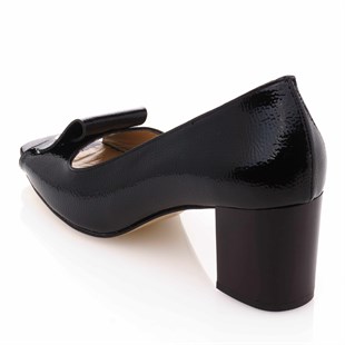Costo shoesAbiye ve Topuklu Modellerimiz190318 Siyah Büyük Numara Kadın Ayakkabı