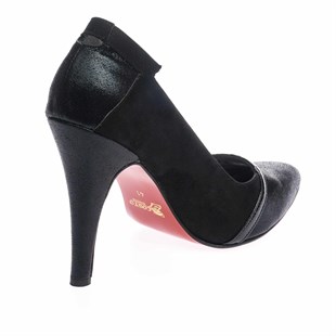 Costo shoesAbiye ve Topuklu Modellerimiz190333 Siyah Büyük Numara Kadın Ayakkabı
