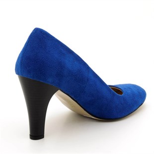 Costo shoesAbiye ve Topuklu Modellerimiz1923 Sax Mavi Büyük Numara Kadın Ayakkabıları