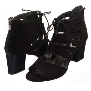 Costo shoesAbiye ve Topuklu Modellerimiz41-42-43-44 Numaralarda ND1710 Siyah Süet Özel Seri Rahat ve Şık Kullanıma Uygun Büyük Numara Kadın Ayakkabı
