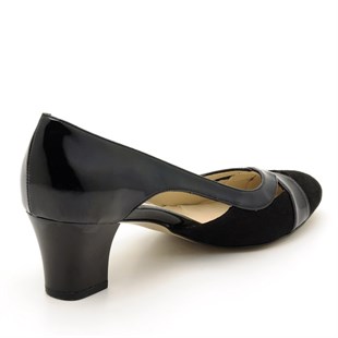 Costo shoesAbiye ve Topuklu Modellerimiz5389 Siyah Süet Büyük Numara Bayan Ayakkabıları