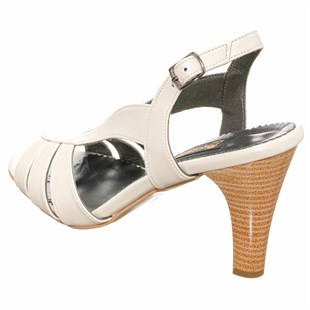 Costo shoesAbiye ve Topuklu ModellerimizDRL3042 Beyaz Büyük Numara Yazlık Abiye Kadın Ayakkabısı Yeni Sezon Özel Seri
