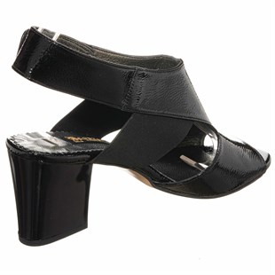 Costo shoesAbiye ve Topuklu ModellerimizDRl4316 Siyah Rugan Büyük Numara Kadın Ayakkabısı Rahat Geniş şık Kalıp Yeni sezon 