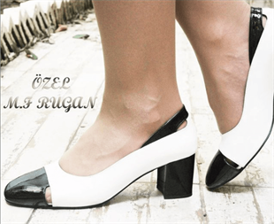Costo shoesAbiye ve Topuklu ModellerimizKDR1444 Beyaz Rahat Geniş Kalıp Üst Kalite Kadın Ayakkabı