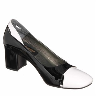 Costo shoesAbiye ve Topuklu ModellerimizKDR1444 Siyah Rahat Geniş Kalıp Üst Kalite Kadın Ayakkabı