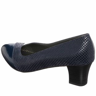 Costo shoesAbiye ve Topuklu ModellerimizKDR1717 Lacivert Damla  Özel Seri Rahat Kalıp Büyük Numara Kadın Ayakkabı