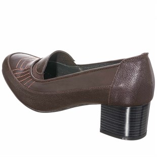 Costo shoesAbiye ve Topuklu ModellerimizKDR1876 Kahve Büyük numara Rahat Kalıplı Yeni Sezon Büyük Numara Kadın Ayakkabısı