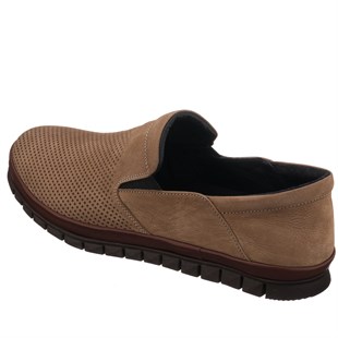 COSTO SHOESANASAYFAMAG1041-1 KUM Nubuk Yazlık Büyük Numara Dana Derisi Rahat Geniş Kalıp Erkekr Ayakkabı
