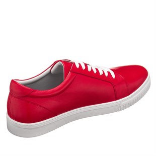 COSTO SHOESANASAYFAMEU803 Kırmızı Deri Gündelik spor ayakkabı rahat geniş kalıp yeni sezon 