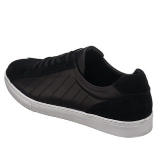 COSTO SHOESANASAYFAMKaan-01 Siyah Deri Büyük Numara Spor Ayakkabı