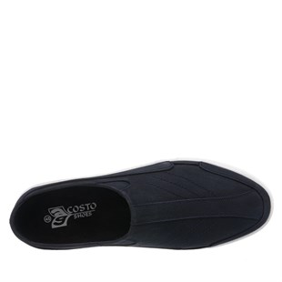 COSTO SHOESANASAYFAMKley-01 Lacivert Dana Nubuk sandalet Ayakkabı Rahat Şık Geniş Kalıp Özel Tasarım