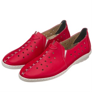 COSTO SHOESANASAYFAMPR 2211 Kırmızı deri  gündelik büyük numara ayakkabı  rahat geniş kalıp iç dış üst kalite deri yeni sezon