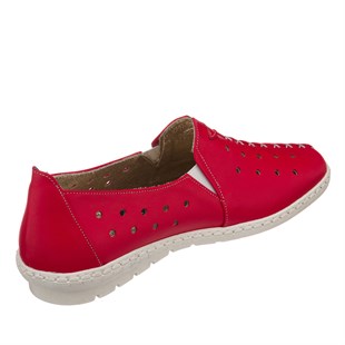 COSTO SHOESANASAYFAMPR 2211 Kırmızı deri  gündelik büyük numara ayakkabı  rahat geniş kalıp iç dış üst kalite deri yeni sezon