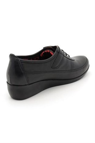 Anne Gurubu Rahat ModellerZ 8 Siyah Büyük Numara Gündelik Kadın Ayakkabısı