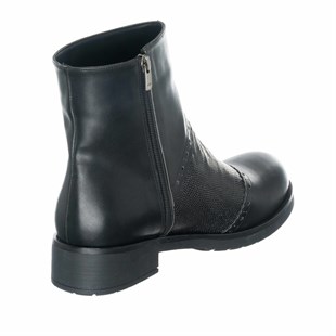 Costo shoesBot ve Çizme ModellerimizK131-1 Siyah Büyük Numara Kadın Bot 