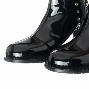 Costo shoesBot ve Çizme ModellerimizK268-1 Siyah Rugan Kadın Büyük Numara Bot 