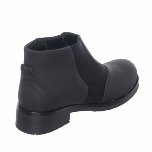 Costo shoesBot ve Çizme ModellerimizK382 Siyah Nubuk Streç Büyük Numara Kadın Botu
