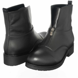 Costo shoesBot ve Çizme ModellerimizK902 Siyah Baskı Büyük Numara Kadın Bot 