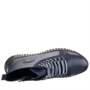 Costo shoesBot ve Çizmeler45 - 46 - 47 - 48 -49 - 50 BRK2103 Lacivert Büyük Numara Dana Derisi Rahat Geniş Kalıp Erkek Bot