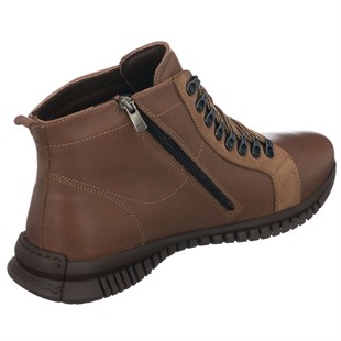Costo shoesBot ve Çizmeler45 - 46 - 47 - 48 -49 - 50 BRK2103 Vizon Büyük Numara Dana Derisi Rahat Geniş Kalıp ErkekBot