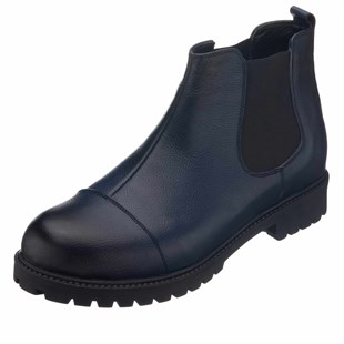 Costo shoesBot ve Çizmeler45 - 46 - 47 - 48 -49 - 50  GG1284 Lacivert  Büyük Numara Dana Derisi Rahat Geniş Kalıp Erkek Bot