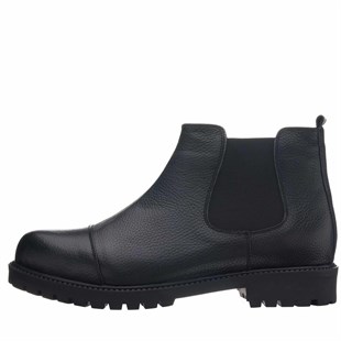 Costo shoesBot ve Çizmeler45 - 46 - 47 - 48 -49 - 50  GG1284 Siyah Büyük Numara Dana Derisi Rahat Geniş Kalıp Erkek Bot