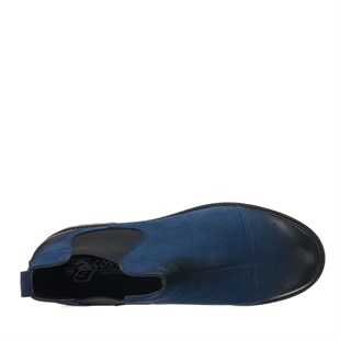 Costo shoesBot ve Çizmeler45 - 46 - 47 - 48 -49 - 50  GG1284 Lacivert Nubuk  Büyük Numara Dana Derisi Rahat Geniş Kalıp Erkek Bot
