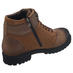 Costo shoesBot ve Çizmeler45 - 46 - 47 - 48 -49 - 50  YN2022 Kum-Kahve  Büyük Numara Dana Derisi Rahat Geniş Kalıp Erkek Bot