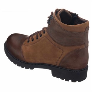 Costo shoesBot ve Çizmeler45 - 46 - 47 - 48 -49 - 50  YN2022 Kahve Büyük Numara Dana Derisi Rahat Geniş Kalıp Erkek Bot