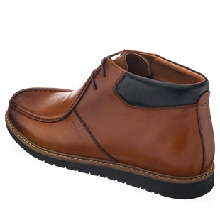 Costo shoesBot ve Çizmeler45 - 46 - 47 - 48 -49 - 50  ZU0106 Taba Deri  Büyük Numara Dana Derisi Rahat Geniş Kalıp Erkek Bot