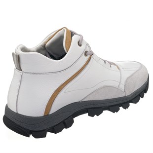 Costo shoesBot ve Çizmeler45,46,47,48,49,50 Numaralarda GG1406 Beyaz Trekking Taban Yeni Sezon Üst Kalite Büyük Numara Erkek Deri Bot
