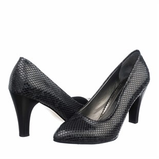 İri AdamBüyük Numara Kadın Ayakkabı134811 Siyah Özel Seri Büyük Numara Kadın Ayakkabı