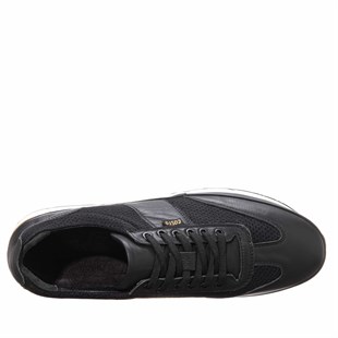 Costo shoesDeri Spor AyakkabılarKN1960 Siyah Büyük Numara Rahat Geniş Kalıp Erkek üst Kalite Deri Spor Ayakkabı