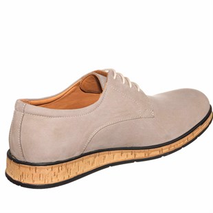 Costo shoesGündelik ModellerEU1910 Bej Nubuk Deri Rahat Geniş Kalıp Üst Kalite Erkek Ayakkabı Özel Seri
