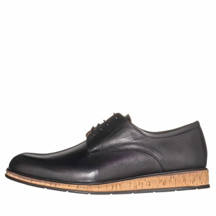 Costo shoesGündelik ModellerEU1910 Siyah Deri Büyük Numara Rahat Geniş Kalıp Üst Kalite Erkek Ayakkabısı 