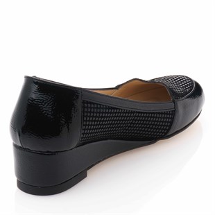 iriadamGündelik ve Rahat Modeller17309 Siyah Baskı Büyük Numara Gündelik Kadın Ayakkabısı