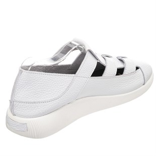 Costo shoesGündelik ve Rahat Modeller41-42-43-44 Numaralarda N2021 Beyaz Cırtlı Kemerli Ayarlanabilir Bilek Ortopedik Rahat Taban Büyük Numara Kadın Ayakkabı