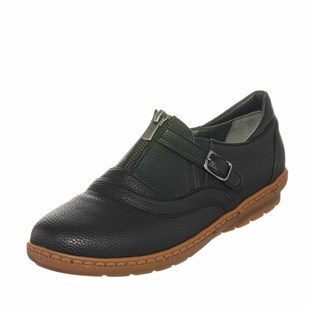 Costo shoesGündelik ve Rahat ModellerDRL1017 Siyah Büyük Numara Gündelik Rahat Geniş Kalıp Babet Ayakkabı