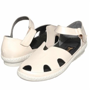 Costo shoesGündelik ve Rahat ModellerDRL7088 Sedef Beyaz Rahat Geniş Kalıp Büyük numara Kadın Ayakkabısı