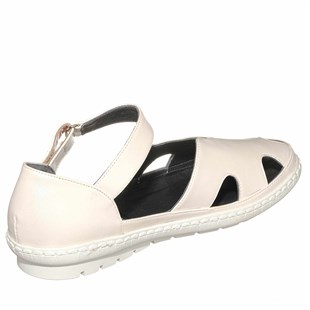 Costo shoesGündelik ve Rahat ModellerDRL7088 Sedef Beyaz Rahat Geniş Kalıp Büyük numara Kadın Ayakkabısı