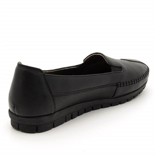 Gündelik ve Rahat ModellerT1714 Siyah Büyük Numara Bayan Ayakkabı