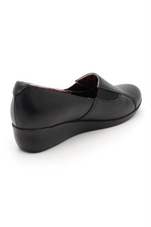 Gündelik ve Rahat ModellerZ 11 Siyah Büyük Numara Gündelik Kadın Ayakkabısı