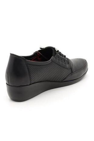 Gündelik ve Rahat ModellerZ 20 Siyah Büyük Numara Gündelik Kadın Ayakkabısı